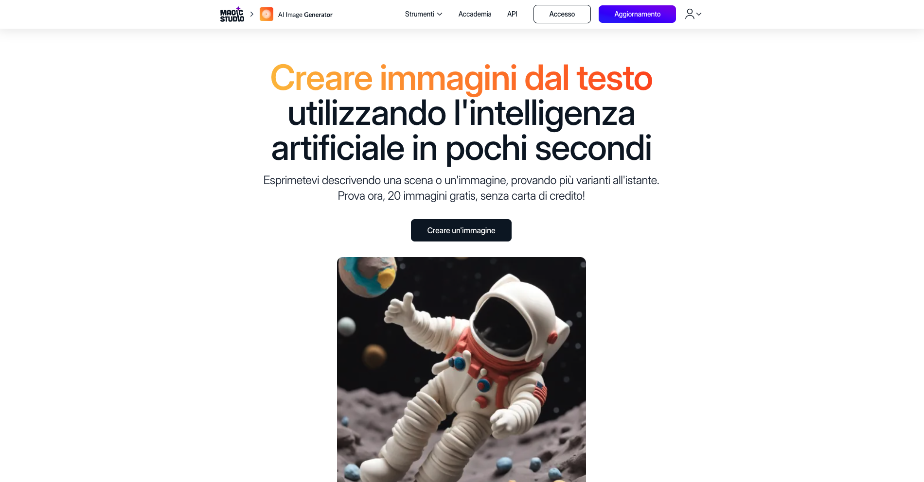 Magic Studio: Modifica e Crea Immagini